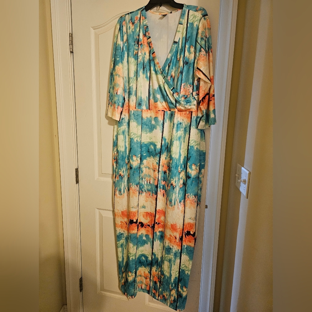 NWOT Shein multicolor dress size 4X